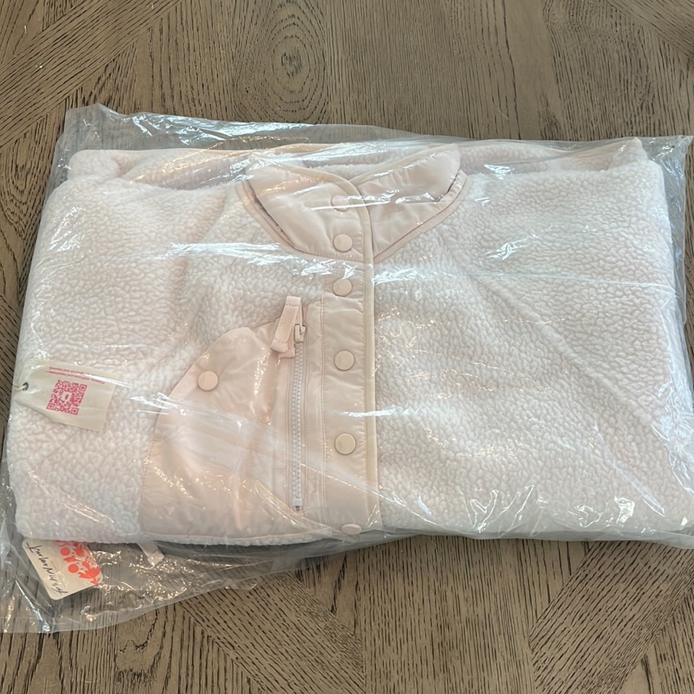 Free People FP Movement x Hatch Hit the Slopes Fleece Jacket Small Maternity - Picture 6 of 7